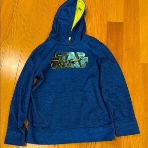 Star Wars Kids Blue Hoodie Large 10/12